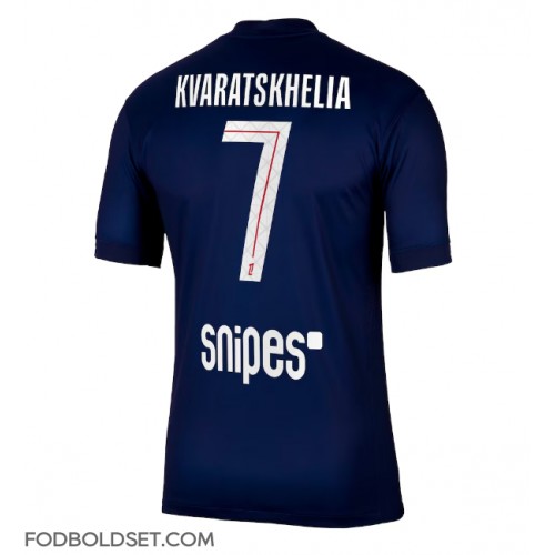 Paris Saint-Germain Khvicha Kvaratskhelia #7 Hjemmebanetrøje 2025-26 Kortærmet